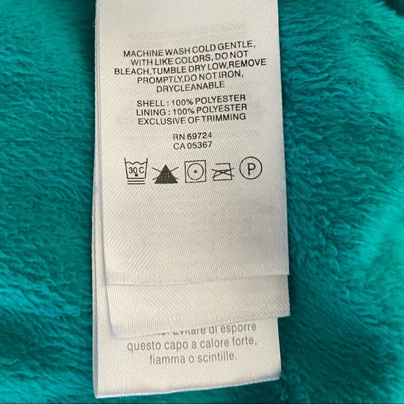 Columbia Teal Fleece Jacket - Picture 7 of 8